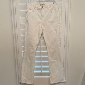 We The Free white Flare Jeans